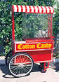 Carnival cotton candy cart