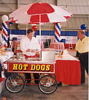 Carnival hot dog cart